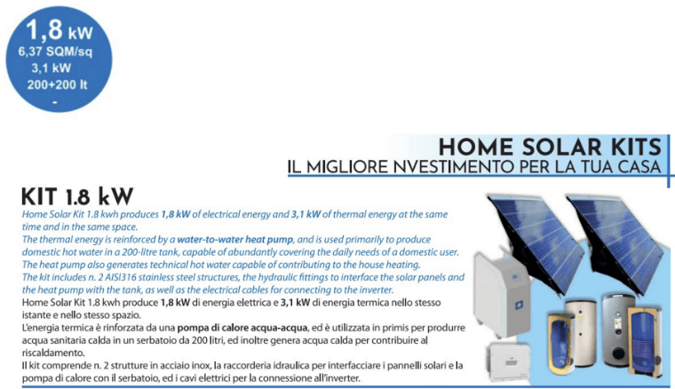 Kit Solar 1.8 kW