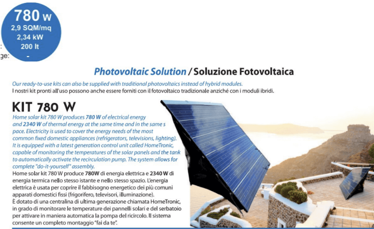 Kit Solar 780 W